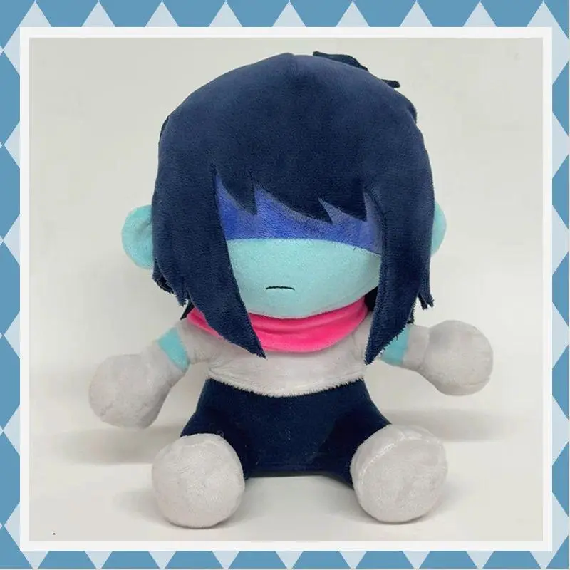 22cm Unisex Kawaii Deltarune Kris Doll, Soft Cartoon Game Anime Character Stuffed Toy Plushie for Anime Fans, Birthday Gift, Soft Plush