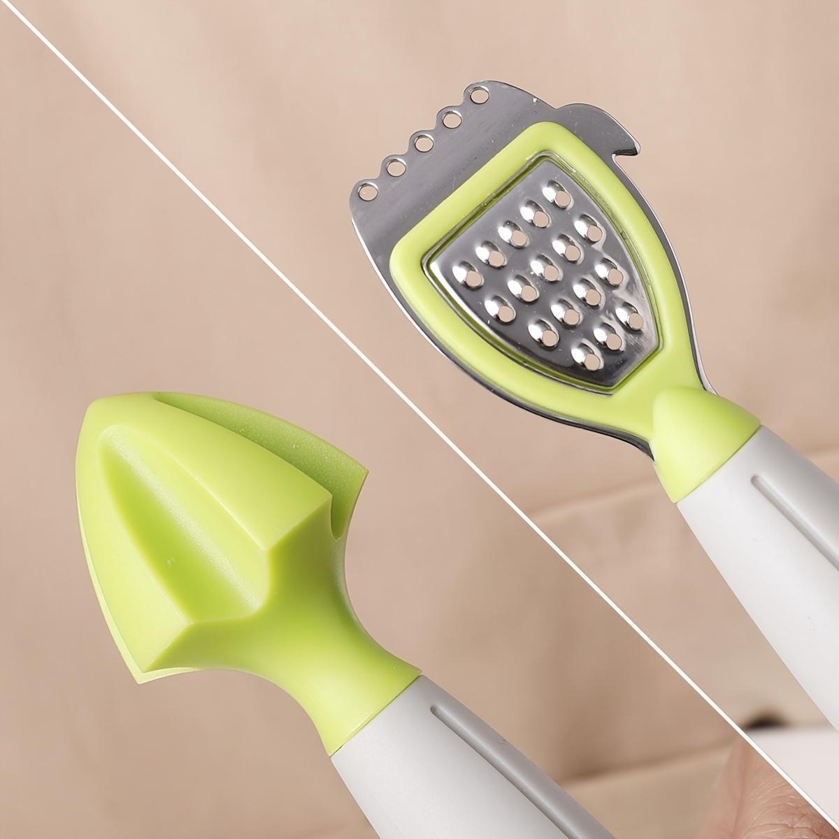 1pc, Lemon Peeler Graters, Citrus Squeezer, Stainless Steel Lemon Zester, Fruit Reamer, Soft Handle Multifunctional Grater, Lime Oranges Grapefruit Fruits Peeling Knife, Kitchen Tools Kitchen Accessories