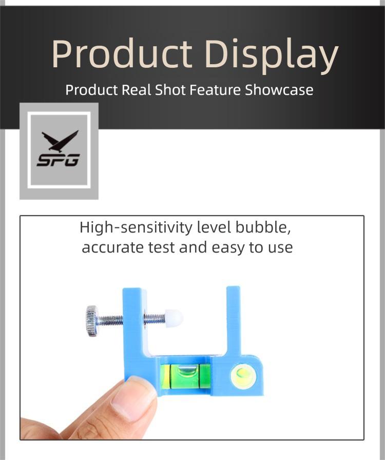 Compound Bow Tuning Level - Mini Bubble Level for Arrow Rest Calibration, Ensures Perfect Bow Alignment, Must-Have Gear for Archery Shops & Home Tuning