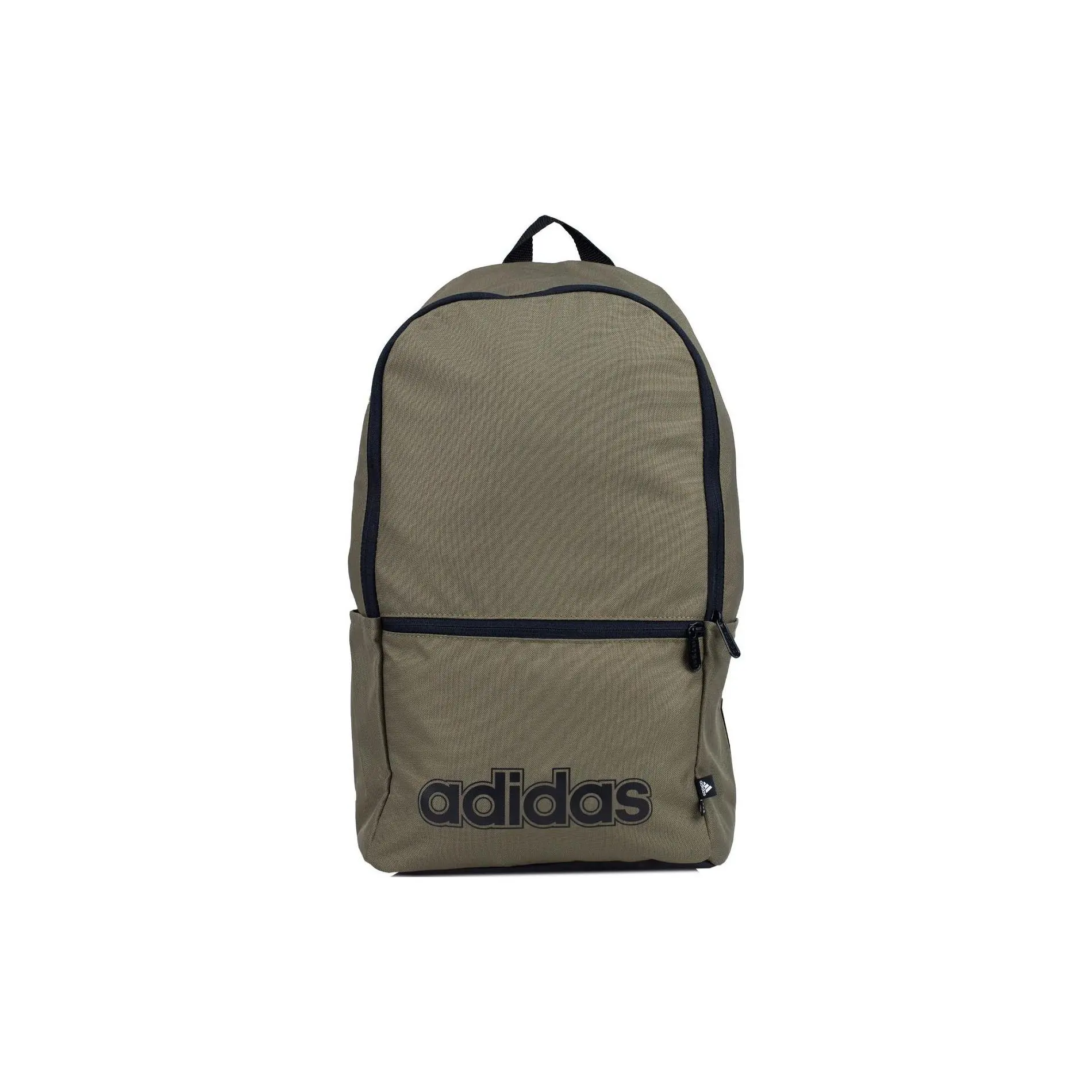 Adidas Large-Capacity Adjustable Strap Polyester Backpack for Men and Women, Casual Style in Green
