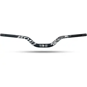 Mountain Bike Handlebar 31.8mm 35/50/70/90/120mm Rise Options 780mm Cutable Width Lightweight T6 Aviation Aluminum for MTB Trail Commuter Bikes Durable Ergonomic Chameleon Pattern 70mm Rise