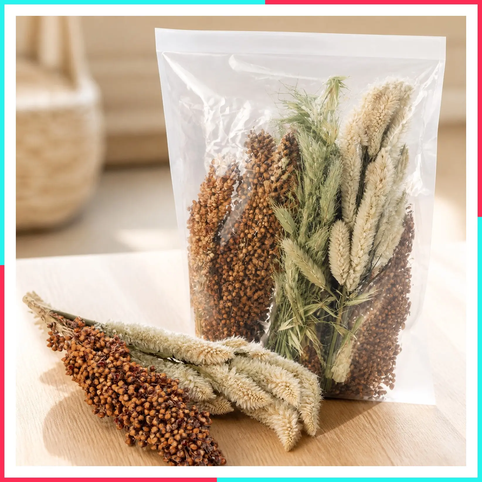 Natural Soft Hamster Bedding with Air-Dried Flowers