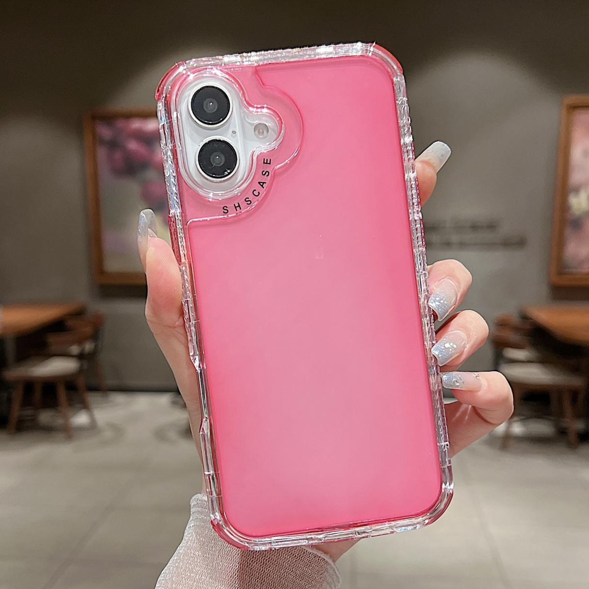 Candy Color Smartphone Case for Multiple iPhone Models (17/16/15/14/13/12 Pro Max) - Durable 3-Layer Anti-Drop Shockproof Heavy Duty Bumper Handheld Casing, Crystal Mobile Phone Accessories Candy Color Smartphone Case for Multiple iPhone Models (17/16/15/14/13/12 Pro Max) - Durable 3-Layer Anti-Drop Shockproof Heavy Duty Bumper Handheld Casing, Crystal Mobile Phone Accessories