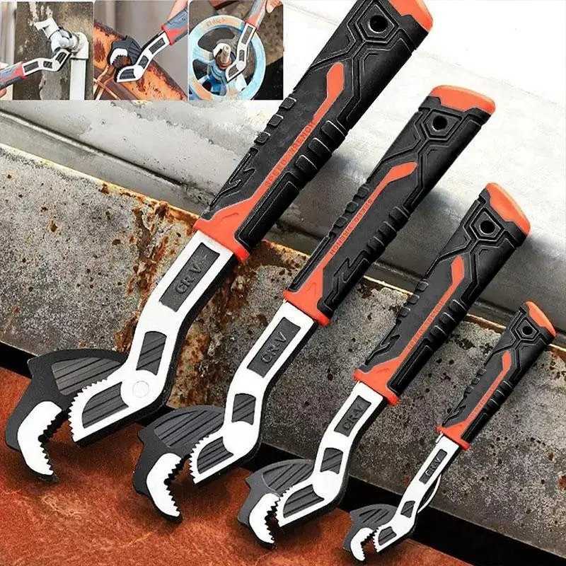 Universal Wrench, Multi-Functional Adjustable Socket, Bathroom Plate Hand, Large-Diameter Open Wrench, Adjustable Wrench Tool