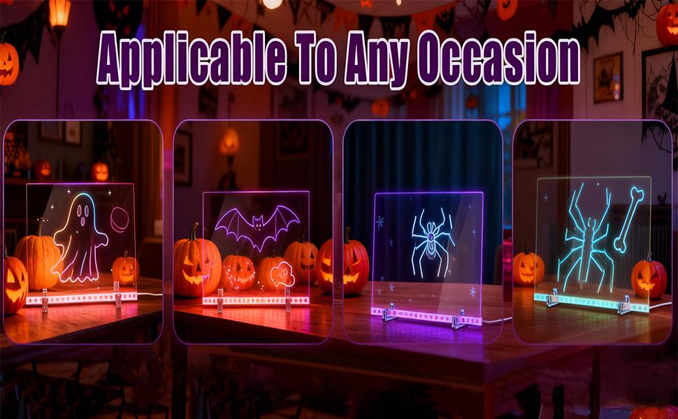 13"X10" LED Note Board with Colorful Lights, Drawing Board for Kids & Teens, Doodle Glow Board with 4 Modes, Light Up Dry Erase Board with Stand, 7 Markers & Spray Bottle, Gift Idea, Creative Play Boost Productivity Diamond Painting 13"X10" LED Note Board with Colorful Lights, Drawing Board for Kids & Teens, Doodle Glow Board with 4 Modes, Light Up Dry Erase Board with Stand, 7 Markers & Spray Bottle, Gift Idea, Creative Play Boost Productivity Diamond Painting