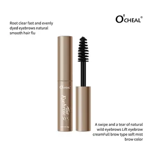 Stackable Wax Gel Mixed Texture Eyebrow Pomade, Adjustable Fullness Effect, Fixes Brow Position, 4g, Enhances Natural Look