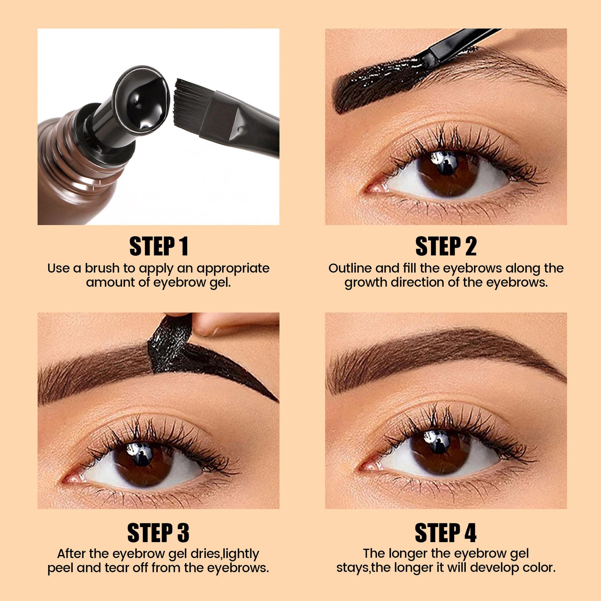 HANDAIYAN Eyebrow Tint - Waterproof Smudge-Proof, Long-Wearing 3D Hold, Ideal for Shopping,Gatherings,Outdoor Activities,Gifting