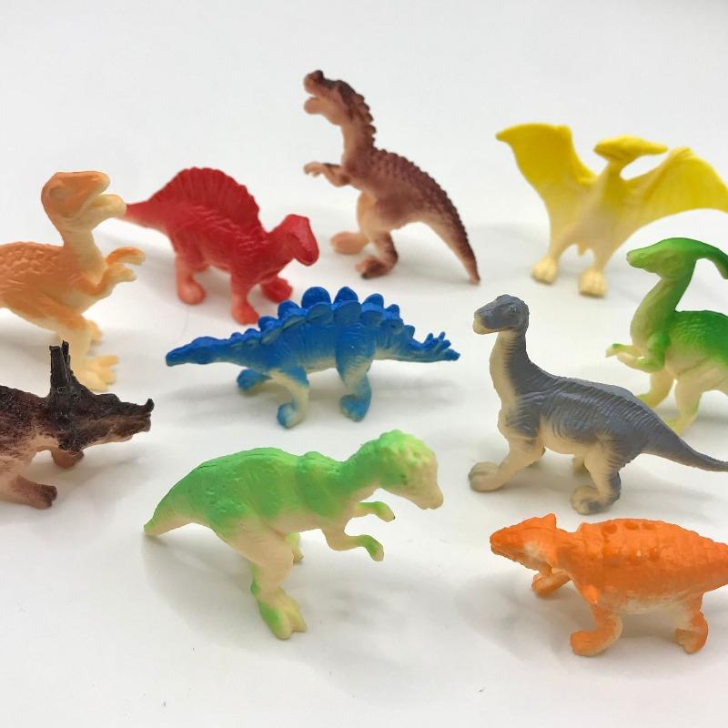12pcs Mini Dinosaur Figures Set Realistic Dinosaur Toys for Birthday Party Gifts Cake Toppers