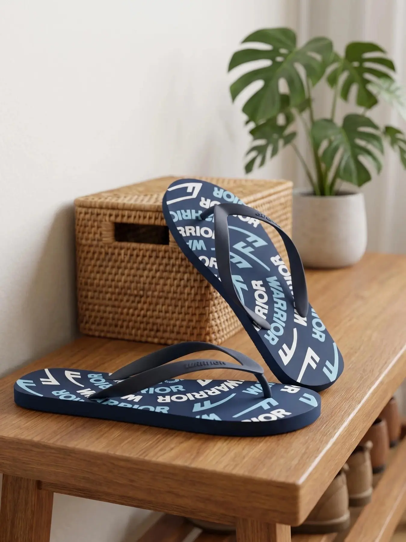Men's Casual Flip Flops, Comfortable Foot Feel, Outdoor Indoor Sandals, Tpu Upper Eva Sole, Perfect for Couples
