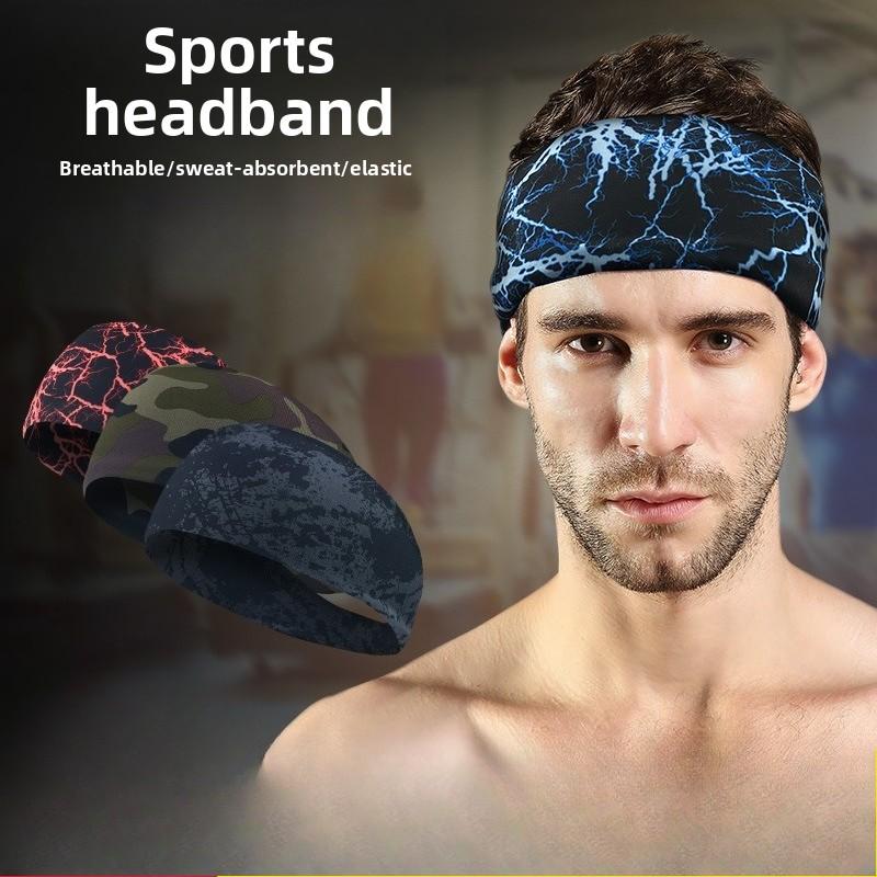 Sports Hair Belt Sweat Guide Belt Lycra Breathable Running Cycling Yoga Dance Fitness Antiperspirant Belt basketball accessories