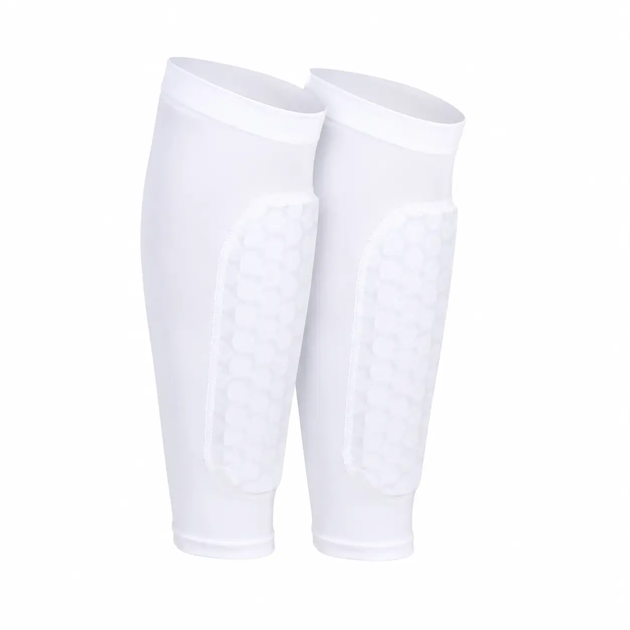 Ergonomic Compression Calf Sleeve with Honeycomb EVA Padding for Impact Absorption, Ideal for Football, Basketball & Outdoor Sports – Unisex Support Gear for Tibia Stability and Muscle Recovery