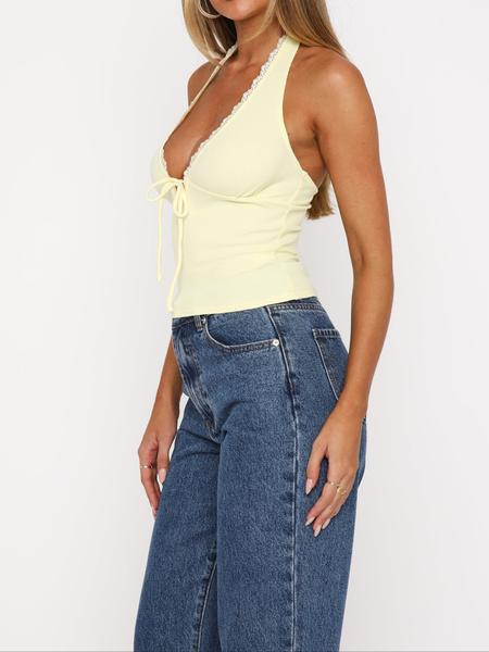 Women's Fashion Solid Color Crinkle Basic Street Style Comfortable Breathable Strapless Vest Top, Casual Summer Wear