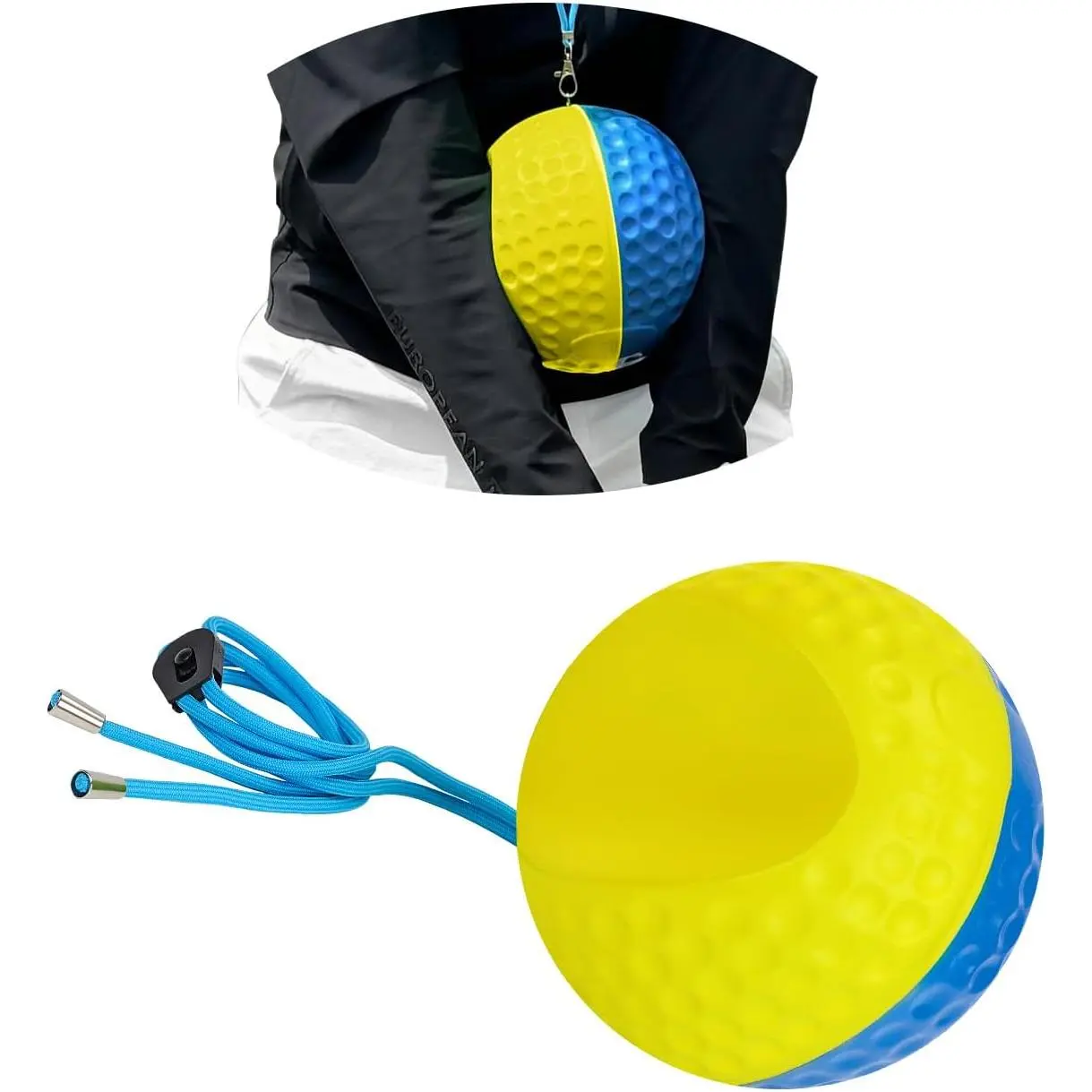 Golf Training Aid Ball for Impact Precision & Consistent Swings - Master Body Connection to Fix Slicing, Scooping & Chicken Wing| Simple and Effective Golf Training Tool