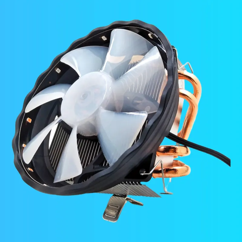 Press-Down Type 4-Heat Pipe CPU Cooler, 4 Copper Pipes, Temperature-Controlled Silent, Standard Fit for Mainstream CPUs, Desktop Computer Heat Dissipation Radiator