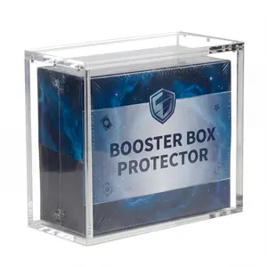 Booster Box Case Acrylic Display Stackable - 8mm + 5mm Ultra Thick Acrylic with N52 Strong Magnets - Booster Box Case Protector