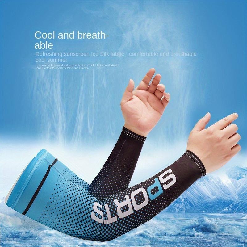 5 Pairs Summer UV Blocking Arm Sleeves | Breathable Cooling Sun Protection | Outdoor Sports Arm Covers for Men Women | Value Pack