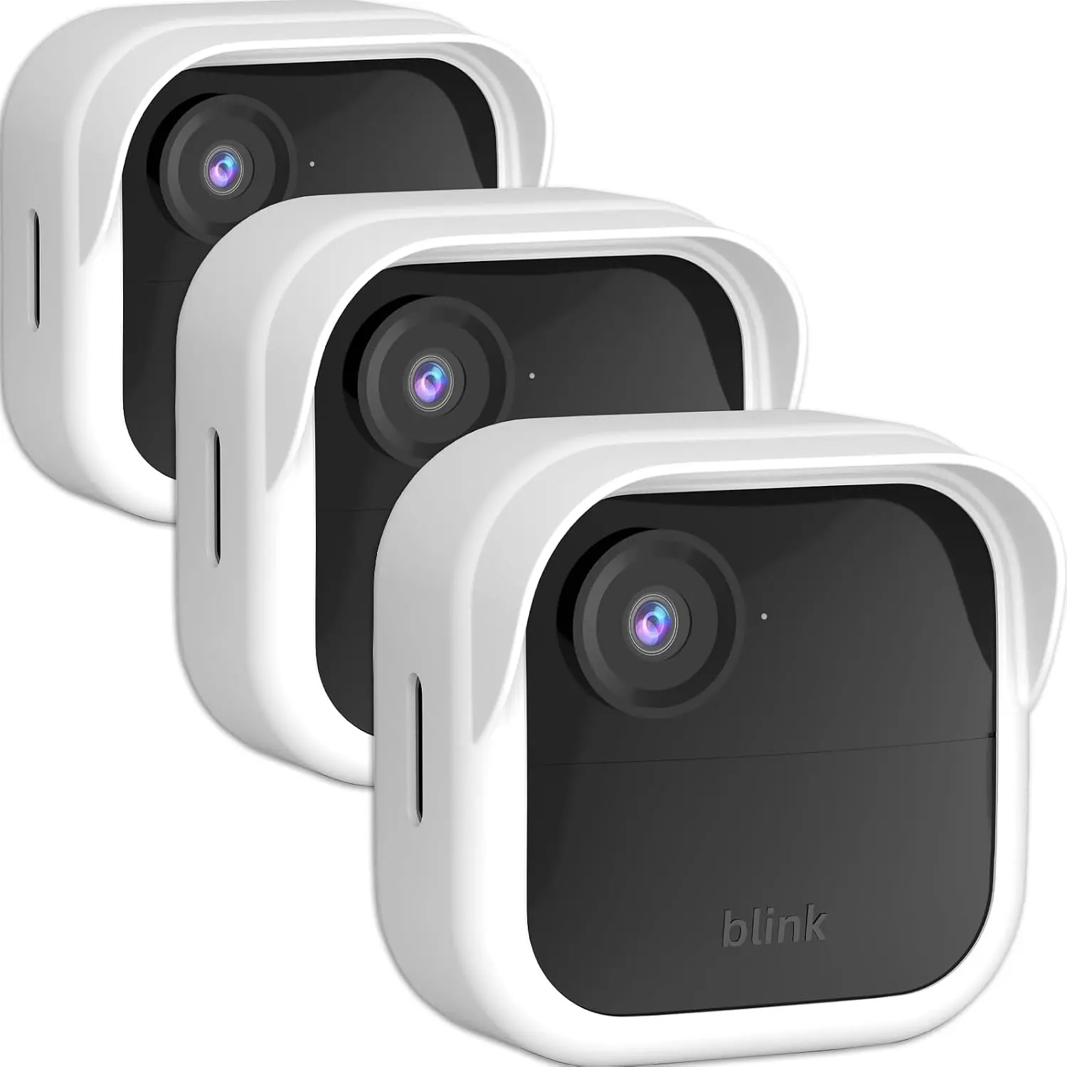 Case/Cover for Blink Outdoor 4 (4th Gen)/+ - Weatherproof  Case with Brim for Full Camera Protection, Blink Outdoor 4/   Camera Accessories (Black, 3 Pack)