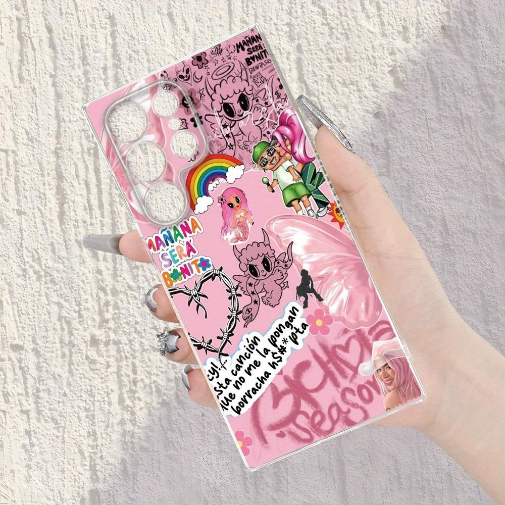 Colombian Trendy Cartoon Graffiti Singer Phone Case - Glossy, Anti-slip, Shockproof, Lens Protection for Iphone 17 16 15 14 13 12 11 17Air Plus Pro Promax Samsung Galaxy S26 S25 S24 S23 S22