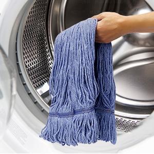 2 Pack Heavy Mop Replace Head,mop Head Replacement,Commercial mop Heads,Reusable Mop Head Refills-Replacement Mop Heads SuitableWet Industrial Blue Cotton Looped End String Head Refill (Blue)