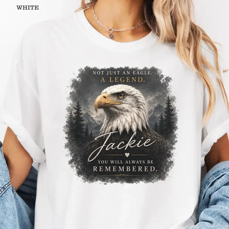 Jackie Memorial Shirt, Not Just an Eagle A Legend Tee, Jackie Bald Eagle Tribute Shirt, Wildlife Gift