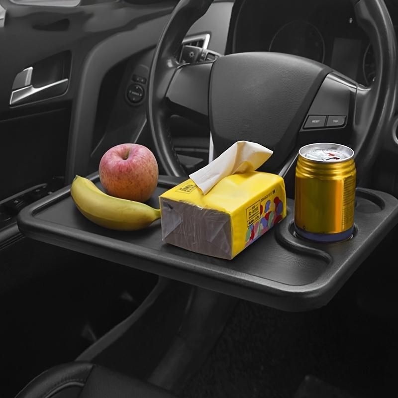 Portable Steering Wheel Dining Table, Car Laptop Computer Desk, Eat Work Drink Food Coffee Tray Board, Car Console Organizer, Car Interior Accessories