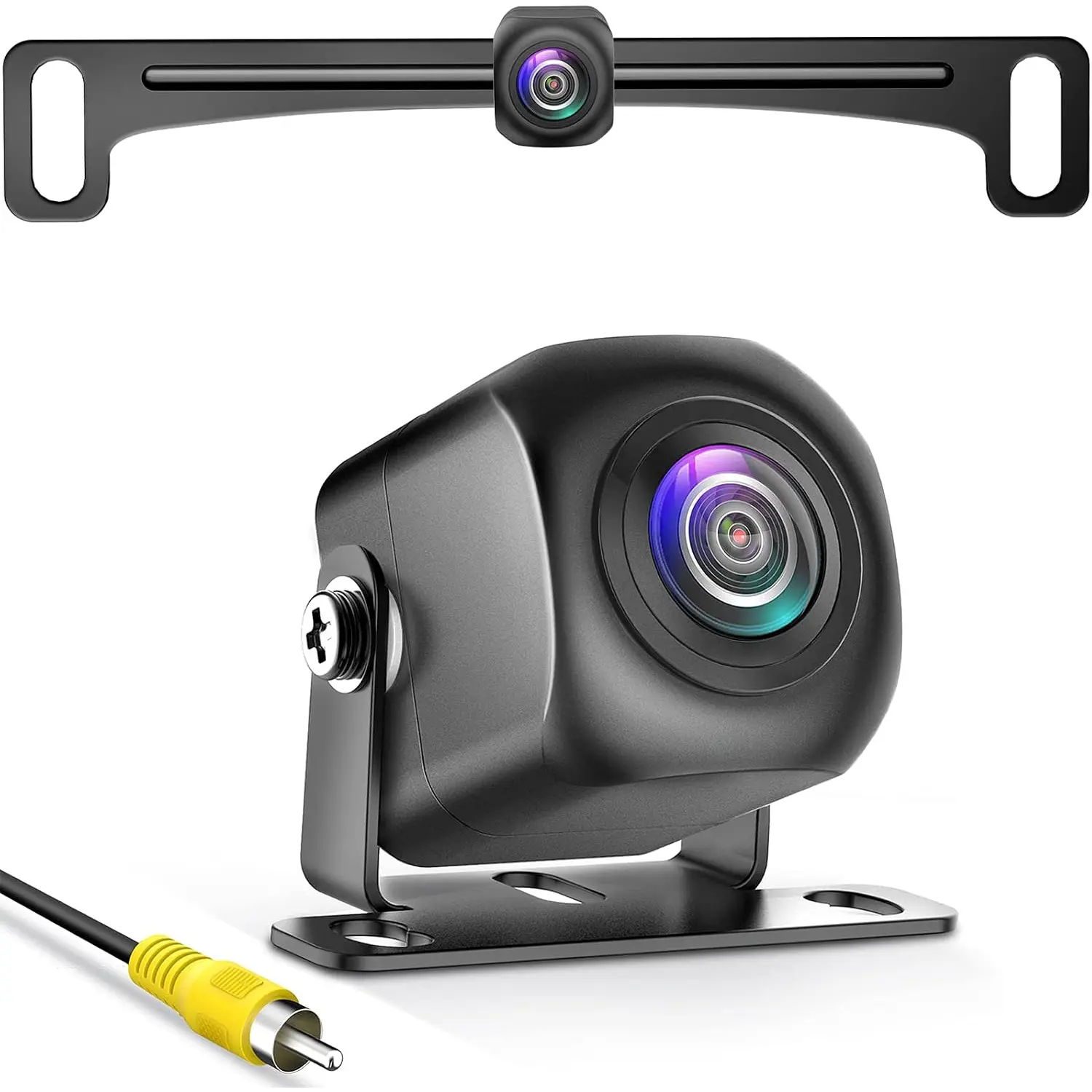 Backup Camera,AHD 1080P Metal 170 Degree Wide Angle Rearview Reversing Camera,PMD2A-S Clear Night Vision IP69 Waterproof Reverse Rear View Camera for Car Vehicle SUV RV