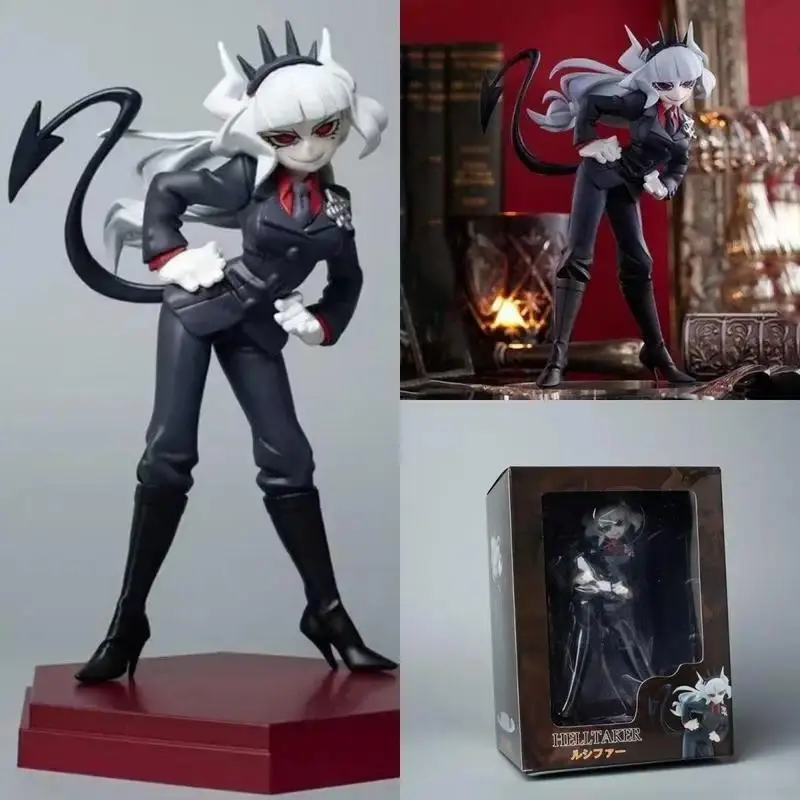 2026 hot item 17CM HELLTAKER Lucifer Game characters Action Figure Beautiful Girl Standing Statue Desktop ornament Decor Collectible Toys Gift Popular toys