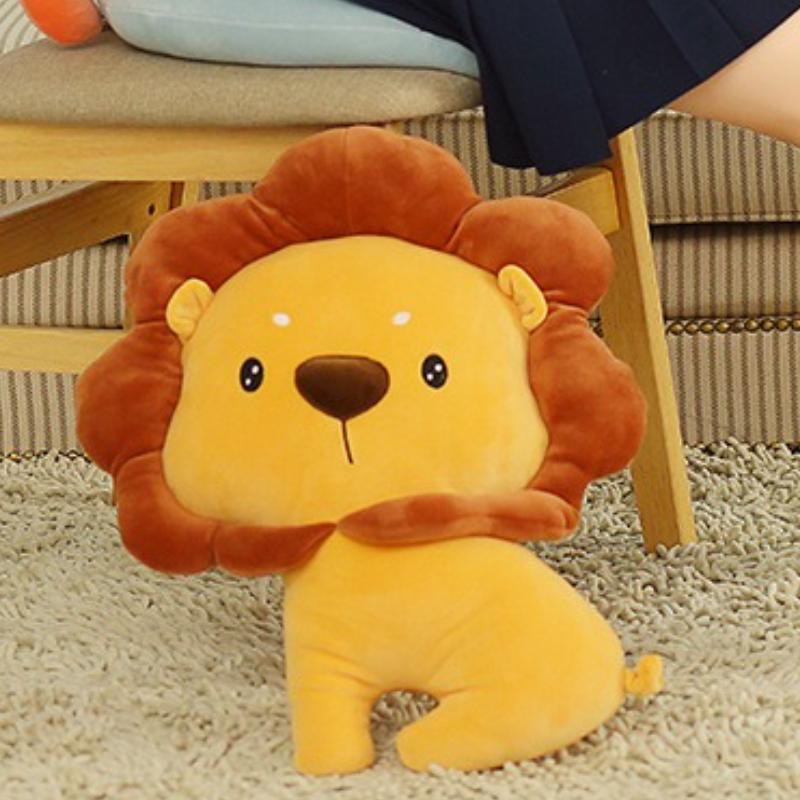 45Cm / 17.72 Inch Lion Stuffed Animal| Soft Polyester Filling, Adorable Home, Ideal Gift for Pets, Photography Accessory, Huggable Plush Toy