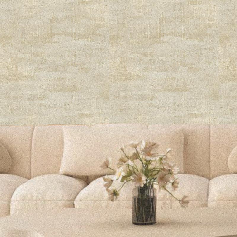 Self-adhesive Wallpaper, 1 Roll Beige Textured Wall Sticker, Waterproof Removable Wallpaper, Furniture Refurbishment Wallpaper, Home Decor
