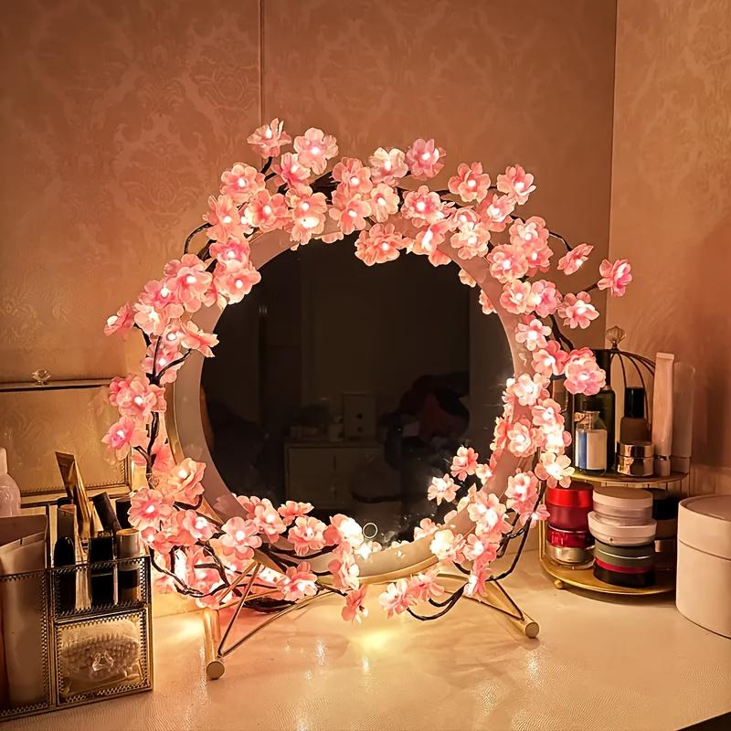 96 LED Sakura Cabinet Lights - USB Pink Cherry Blossom String