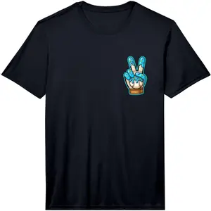 Men's Short-Sleeve 100% Cotton Sports T-Shirt, Baseball Drip-Ice Cream Drip MVP Low-Key Performance Top