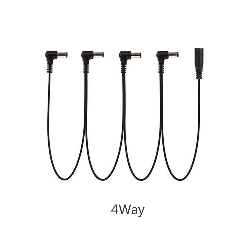 9V electric guitar effects pedal power cable, RCA cable, angled connector, 1 to 3/4/5/6/8 multi-connector