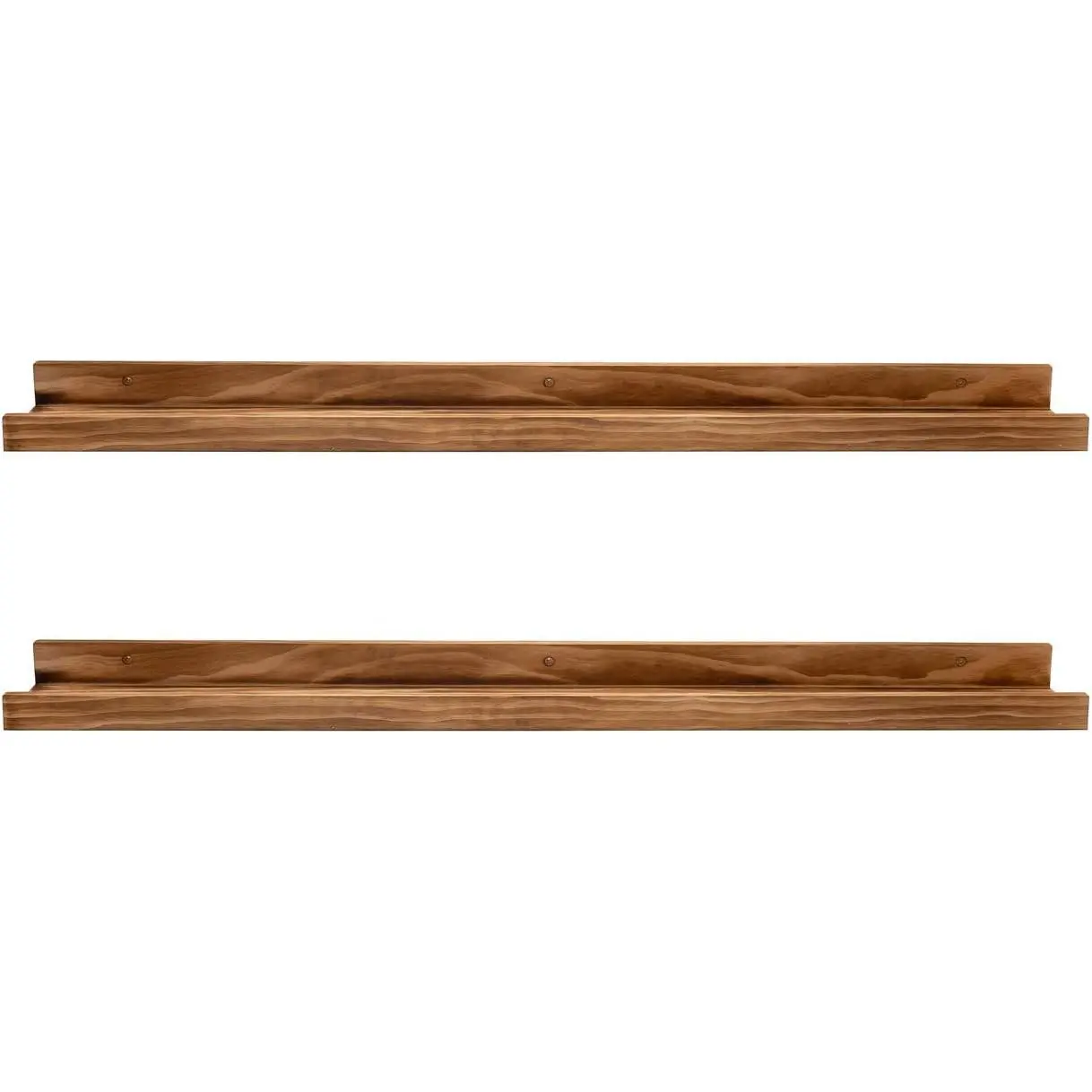Rustic Wood Floating Shelves for Nursery Books Long Wall Bookshelf Photo Picture Ledge Shelf with Lip Wall Shelf for Kids Bedroom Bathroom Living Room Office Frames 36 Inches Set of 2