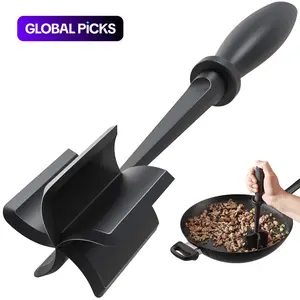 Handheld Meat Chopper, Non-Stick Meat Mincer and Manual Hamburger Meat Masher, Chicken Shredder Tool, Multifunctional Kitchen Cooking Accessory, Kitchen Gadgets, Meat Shredding Machine, Meat Shredders, Multifunctional Kitchen Tools #GLOBAL PICKS