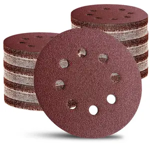 110 count Sanding Discs Set, 5-Inch 8-Hole Hook and Loop Sandpaper 60 80 120 220 320 400 600 800 1000 1500 2000 Grits  Coarse and fine Sandpapers