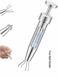 Piercing Taper Ball Grabber Tool, 14g 16g 18g 20g Stainless Steel, Threadless Insertion Pin, Ear Nose Lip Piercing Kit