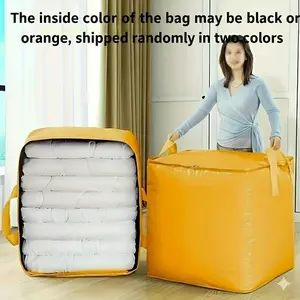 2pcs Extra Large Thick Moving Bags, Reinforced Handles, Waterproof Storage, Foldable Portable Design, Ideal for Dorms, Home, Office, Travel