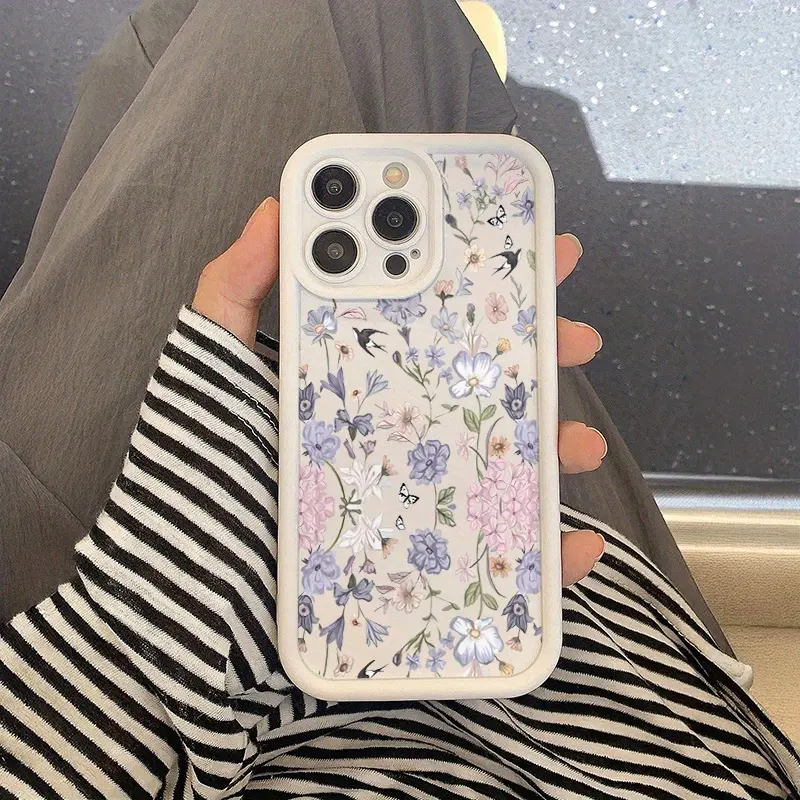 Phone Case: Garden Design Pattern TikTok Shop Best Seller iPhone 17 16 15 14 13 12 11 PRO MAX PLUS 17AIR 16E 17E 13mini 12mini XSMAX X XS Samsung S26 S25 S24 S23 S22 S21 ULTRA PLUS A54 A53 A52 A36 A35 A33Case Premium Flexible TPU Anti-Drop