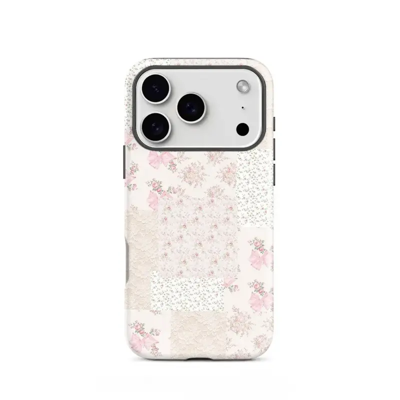 Stylish Bow-Tie Double-Layer Protective Cellphone Casing - Custom Sturdy Durable Accessory for iPhone 17/16/15/14/13/12/11 Pro Max/Plus/Pro, Ideal for Couples, Fits Compatible Devices