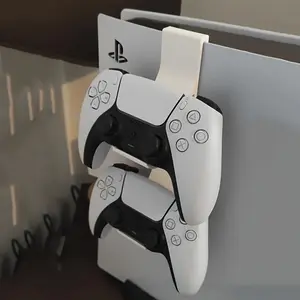 1PC Dual-Layer Controller Stand for PS5 Console, Vertical Game Controller Holder & Display Rack, Space-Saving Gamepad Organizer, Controller Accessories (Controller Not Included)