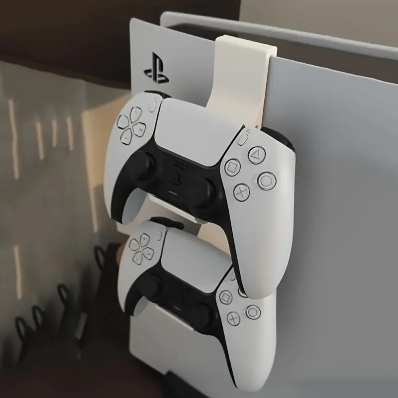 1PC Dual-Layer Controller Stand for PS5 Console, Vertical Game Controller Holder & Display Rack, Space-Saving Gamepad Organizer, Controller Accessories (Controller Not Included)