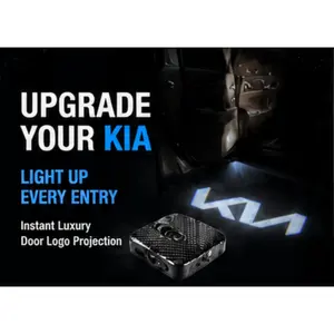 2pcs for New Kia Sensor Door Light Projector LED Light ,HD Clear Logo,Easy Installs,This product card also has 35 different brand car model light projectors to choose from