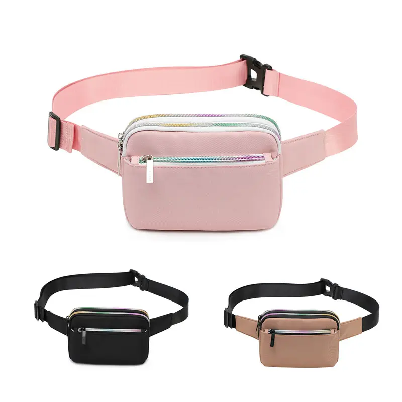 Unisex Waist Bag/Crossbody Bag – Stylish crossbody waist bag with an adjustable strap; suitable for outdoor sports, travel, casual daily use, running, hiking, and cycling