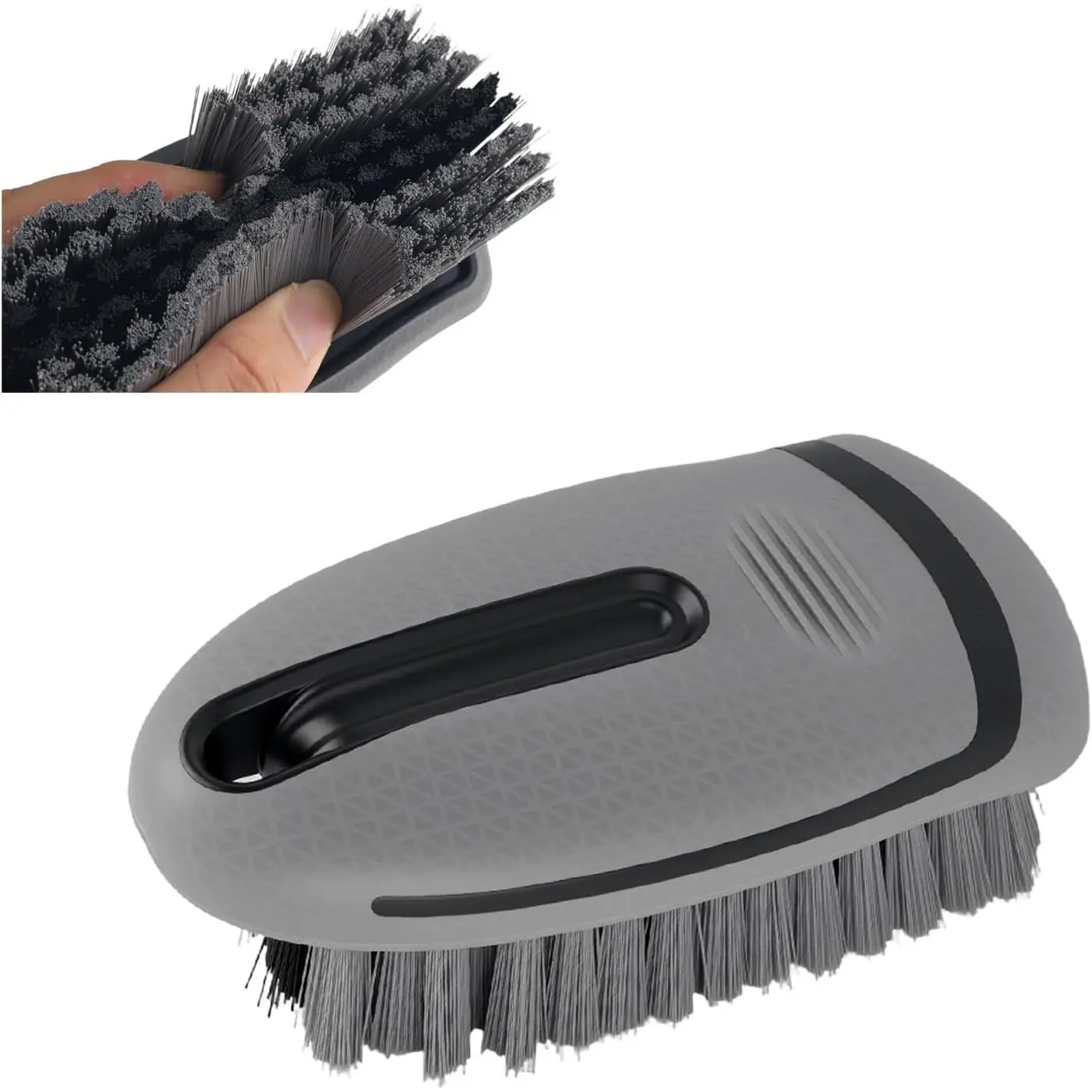 Upholstery Brush,Penetrates Deep Seats & Stitching  Carpet Brush for Debris/Dust,Scratch-Free Cleaning Upholstery Cleaner Brushes as  Cleaning Brushes