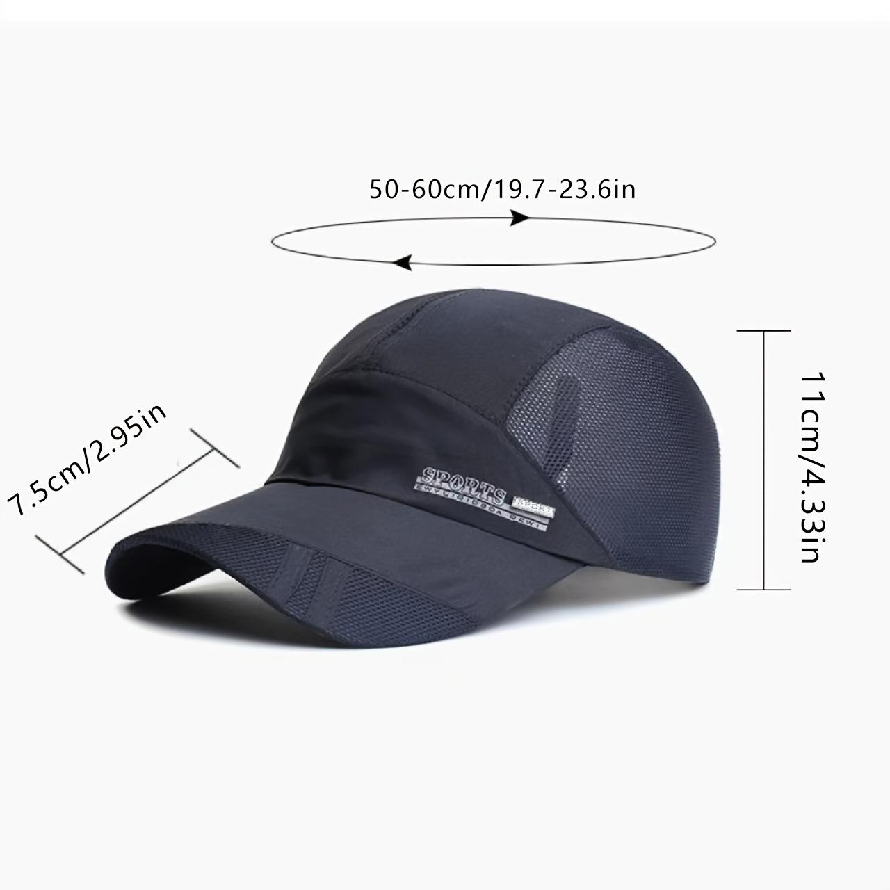 Men's and women's outdoor sports quick-dry baseball cap is suitable for spring and summer running, sports, and mountaineering sun protection