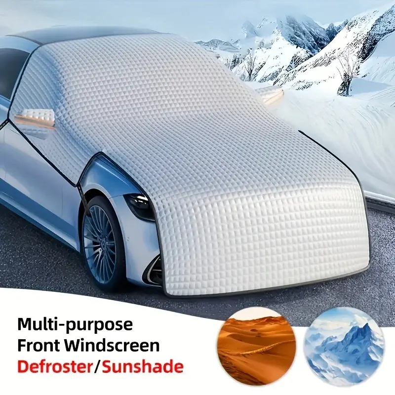 Premium Car Snow Shield & Windshield Cover - All-Weather Protection