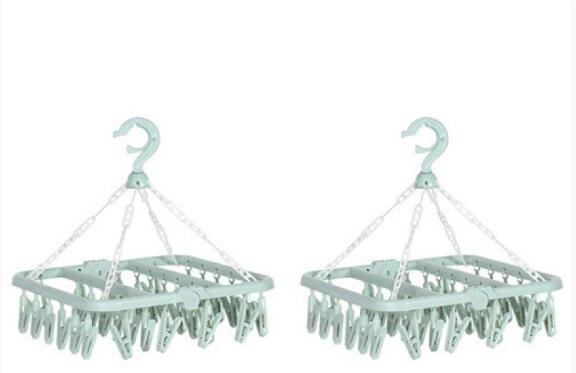 Sock Drying Rack, Foldable Drying Rack Drip Hanger, Portable Underwear Hangers Hanging Drying Rack, Folding Rotatable Sock Drying Rack for Drying Socks Lingerie Baby Clothes Drying Towels, Sock Hanger for Drying, Underwear Hangers for Drying