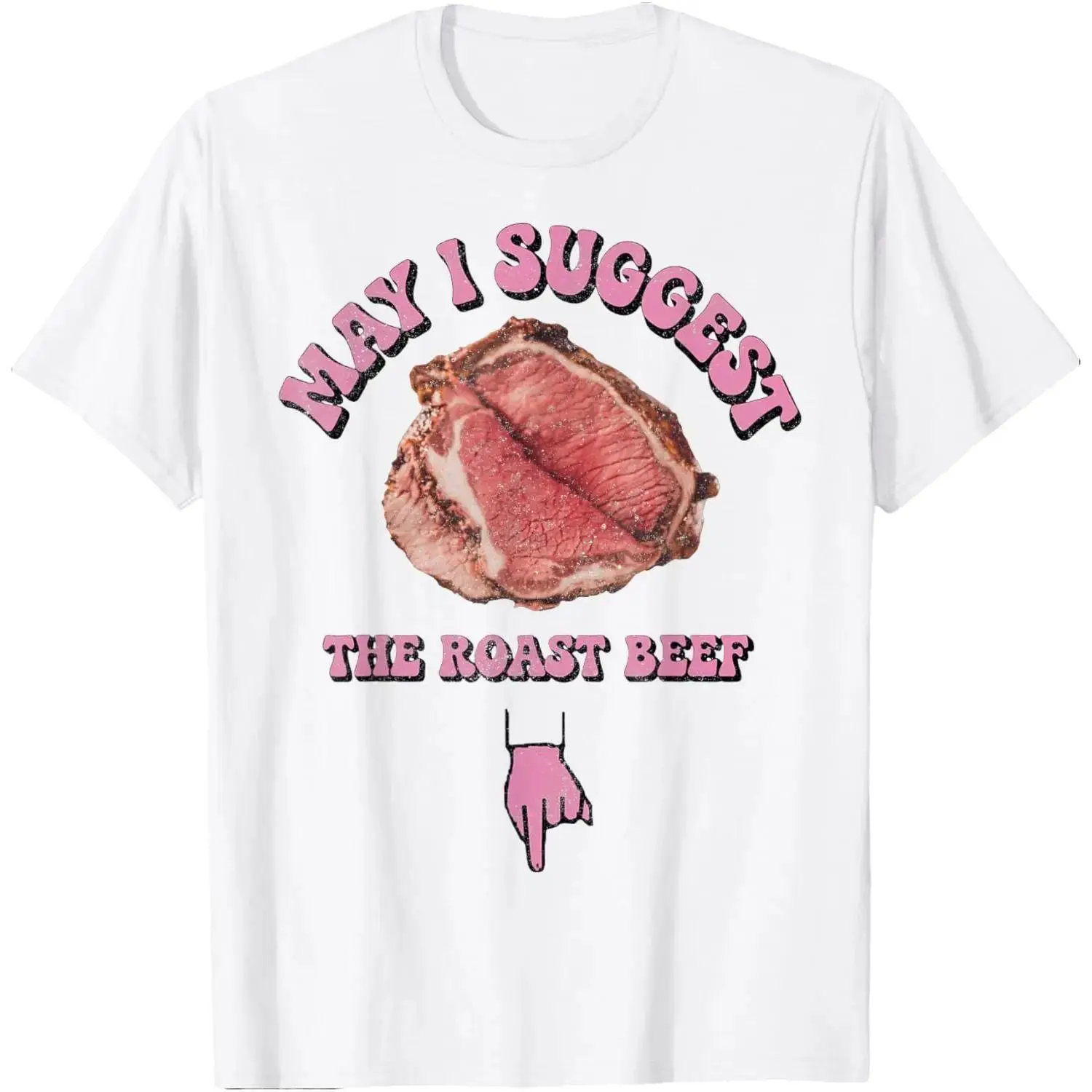 Roast Beef Fun Embarrassing Inappropriate T-Shirt - Classic Relaxed Fit, Breathable Cotton Top