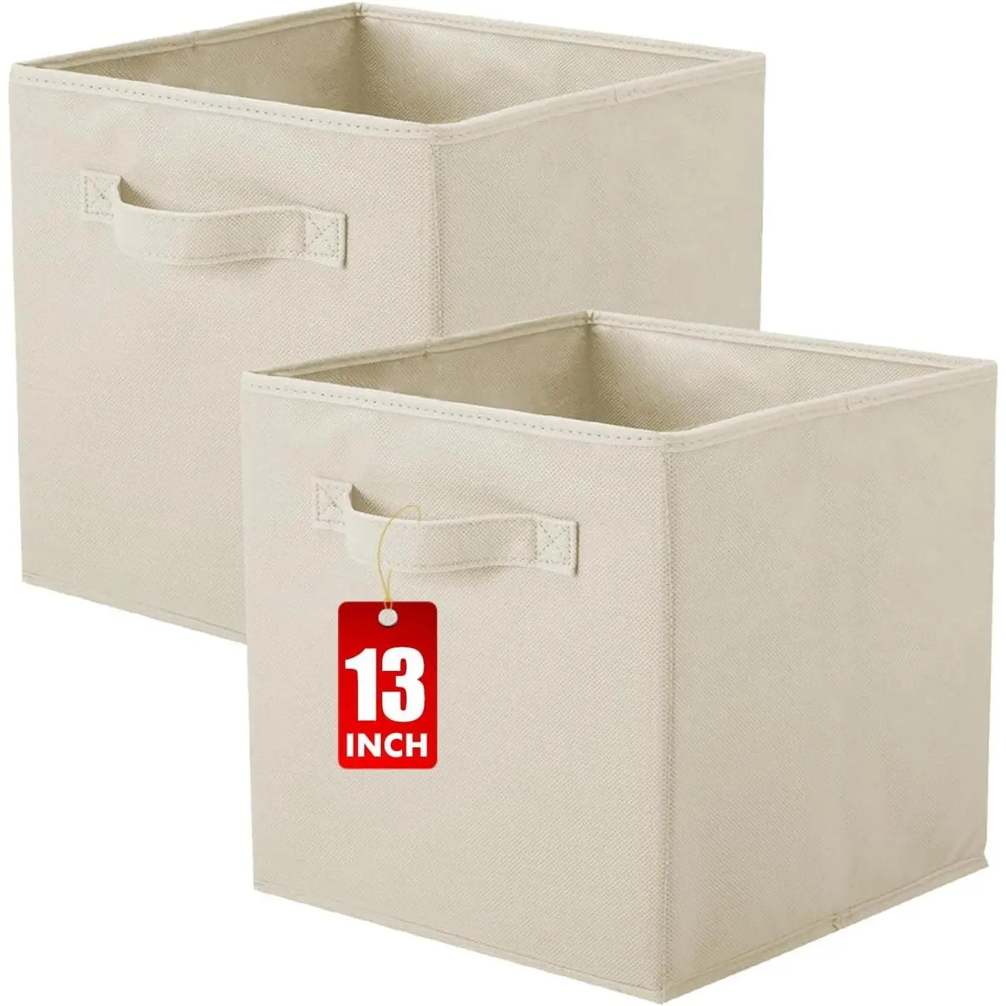 ShellKingdom Lightweight Foldable Fabric Storage Boxes - Room, Laundry, Household Cloth Organizer Cubes
