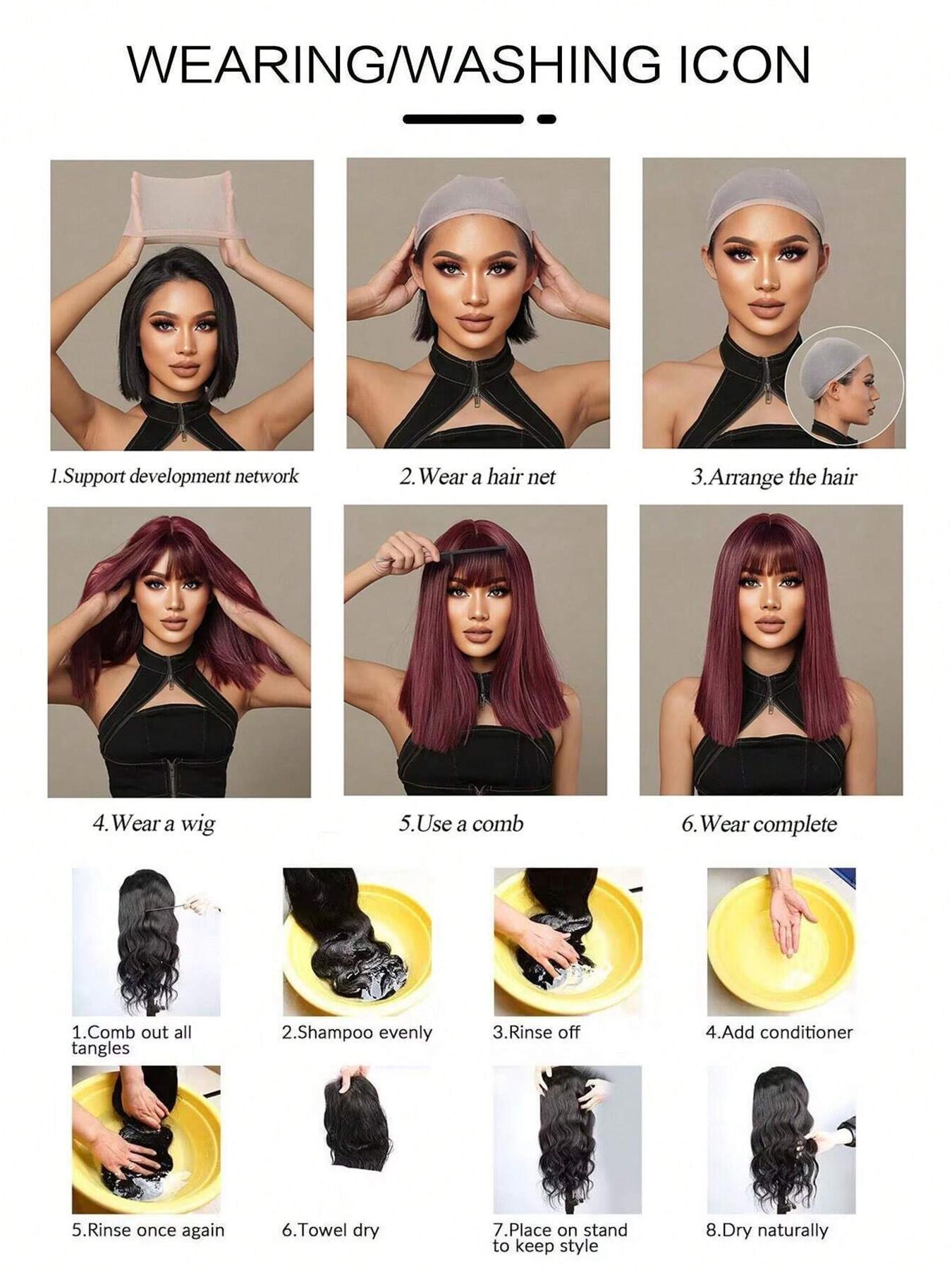 26 Inch Long Body Wavy Wigs for Women, Gorgeous Fluffy without Bangs, Synthetic Heat Resistant Wigs for Party, Daily Use, Natural Looking Wigs